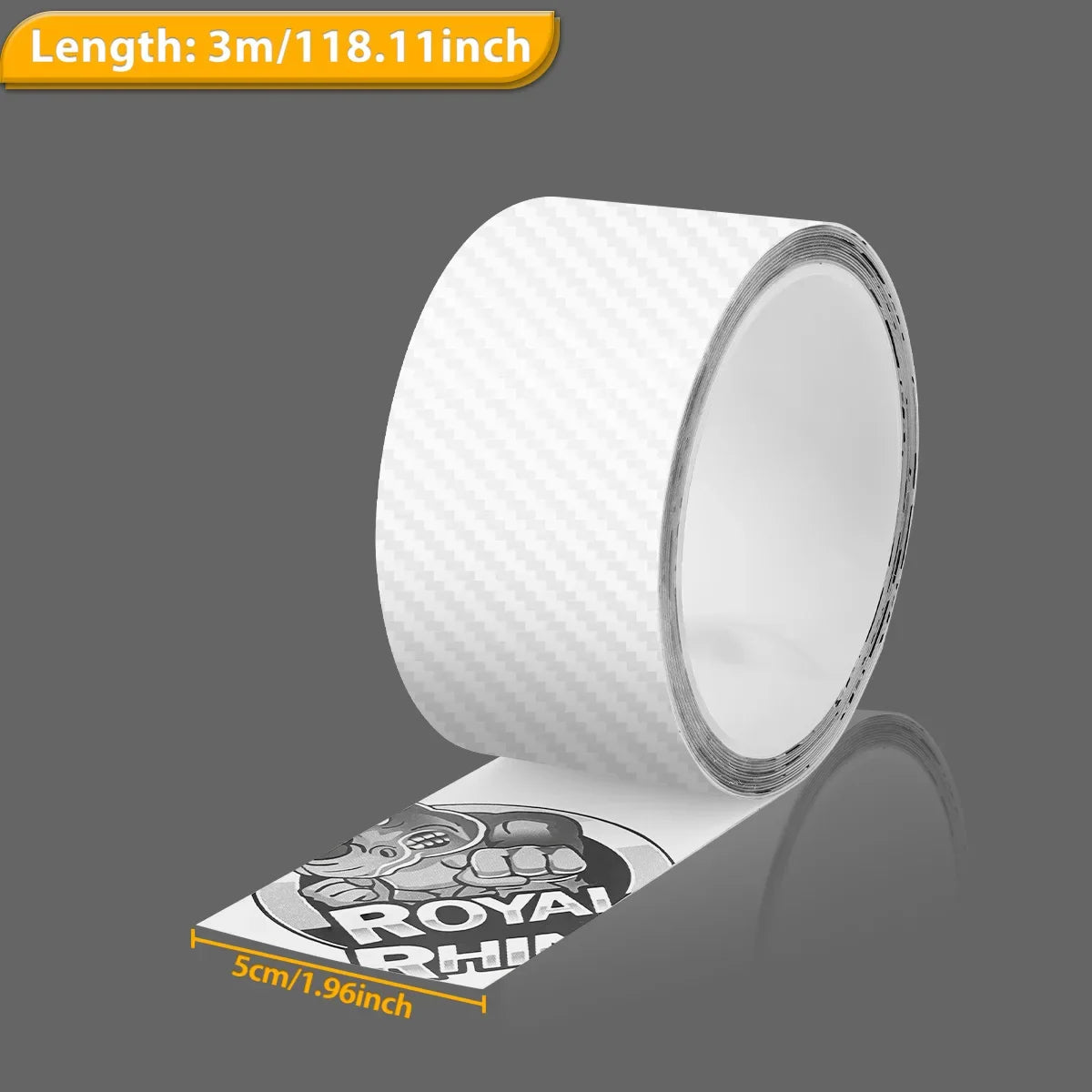 Carbon Fiber Car Door Sill Guard Film | Clear Anti-Scratch Car Door Sill Guard Qme 5cmX3M