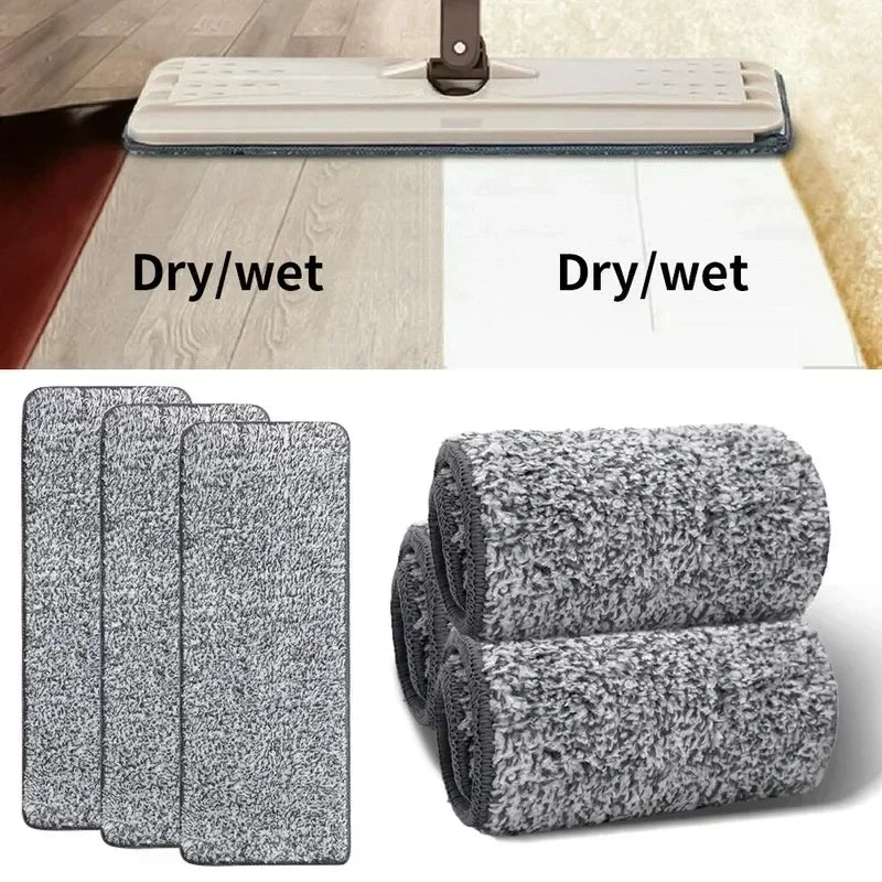 6-Pack Microfiber Mop Pads Replacement – Washable Spray Mop Cloths Replacement Mop Pads Qme