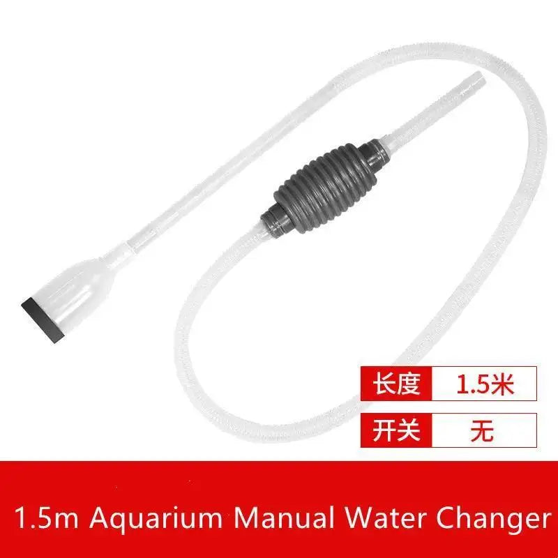 1.5M Aquarium Manual Siphon Pump & Gravel Cleaner Aquarium Gravel Cleaner Qme