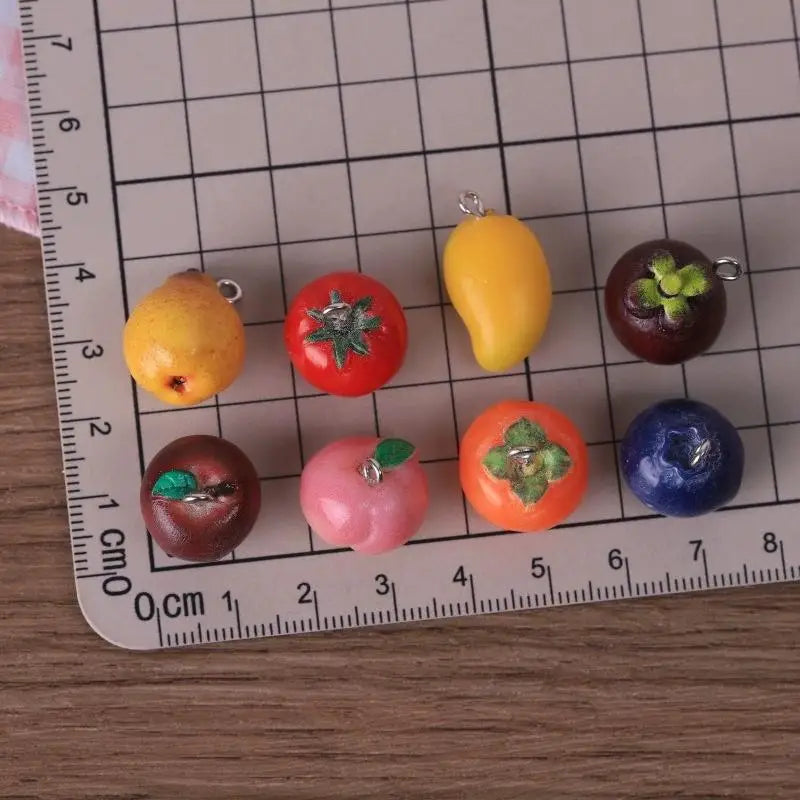 3D Resin Fruit Charms for DIY Jewelry, Earrings & Bracelets DIY Jewelry Charms Qme