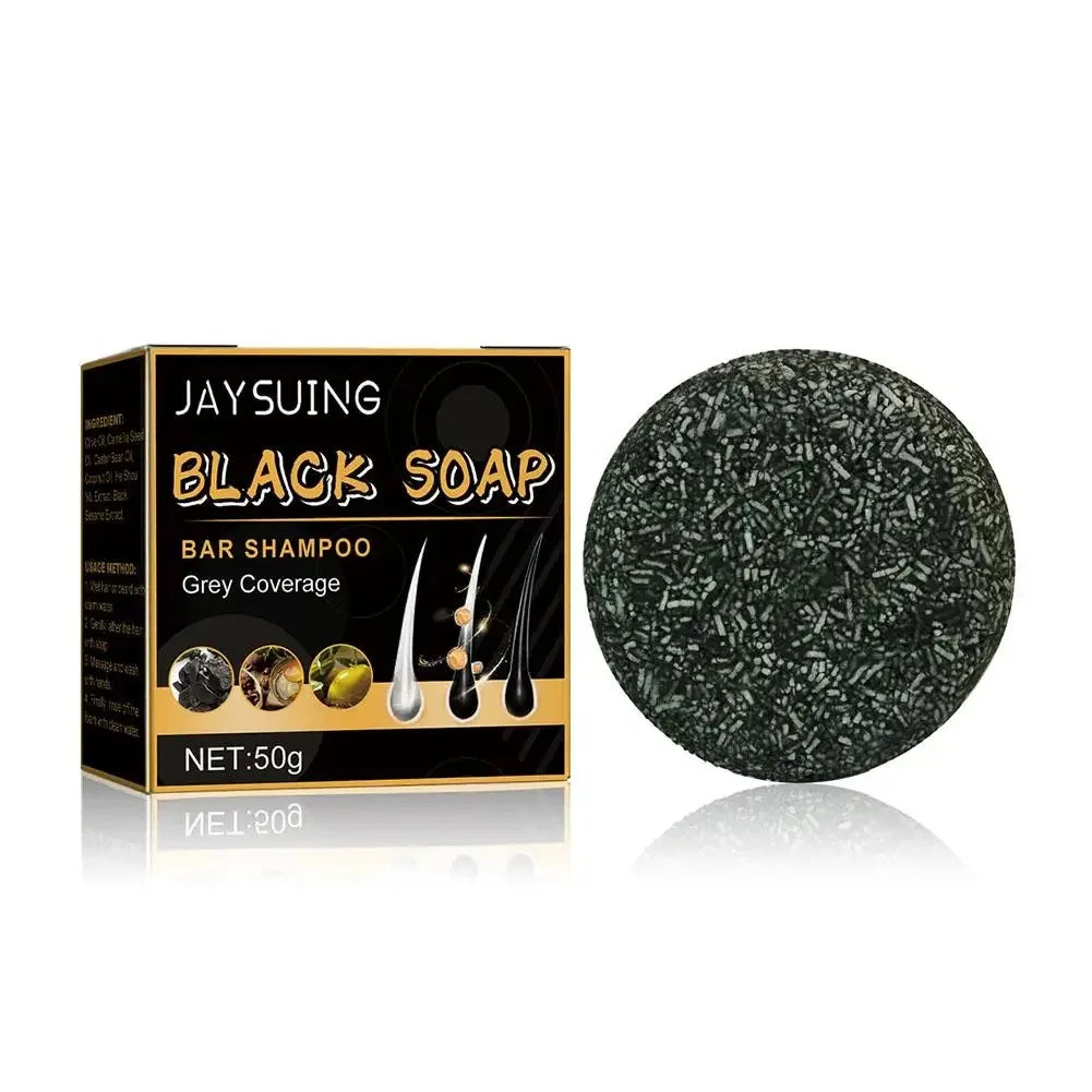 He Shou Wu Hair Darkening Shampoo Bar – Grey Coverage 50g Hair Darkening Shampoo Bar Qst 50g boxed