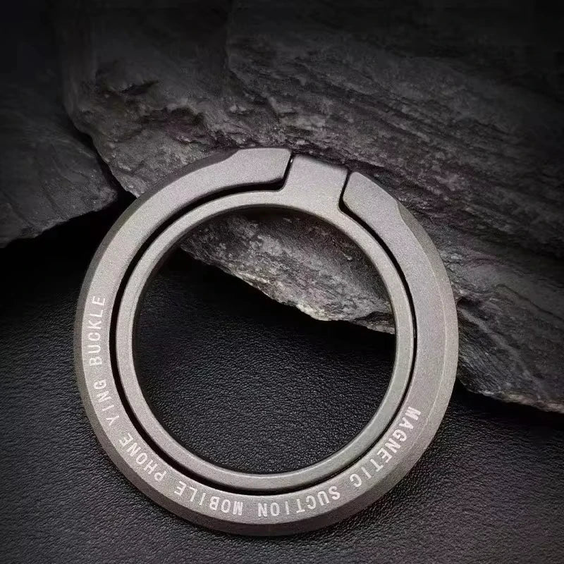 Universal Magnetic Phone Ring Holder for iPhone & Samsung Phone Ring Holder Qst grey