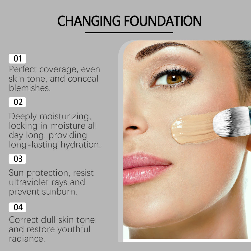EELHOE Color-Changing Foundation SPF 15 – Hydrating Cream Color-Changing Foundation Qst