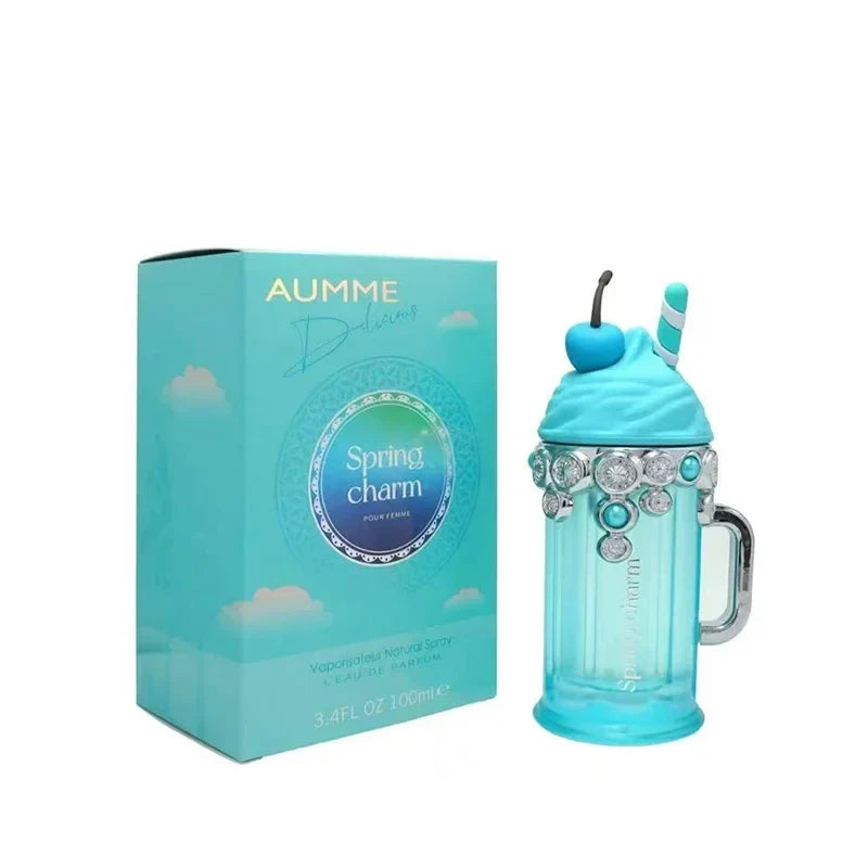 Sweet Floral Fruity EDT Fragrance Spray – Ice Cream Bottle 100ml Eau de Toilette Spray Qme Style 02 100ml