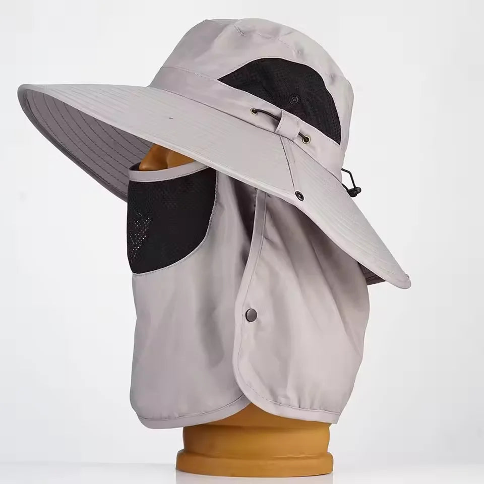 UV Protection Fisherman Bucket Hat – Unisex Breathable Sun Hat Bucket Sun Hat Qst