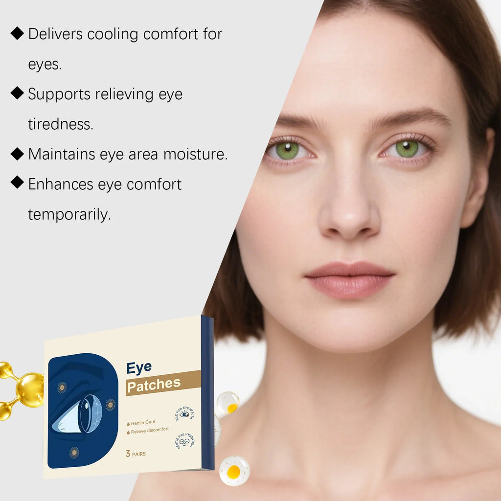 Cooling Hydrating Under-Eye Gel Patches | Deep Moisture Mask Under-Eye Gel Patches Qme