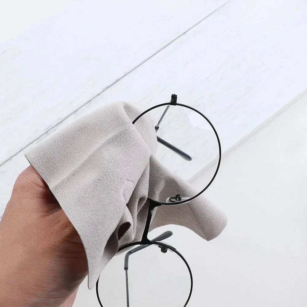 5-Pack Suede Microfiber Glasses & Lens Cleaning Cloths Microfiber Cleaning Cloth Qme