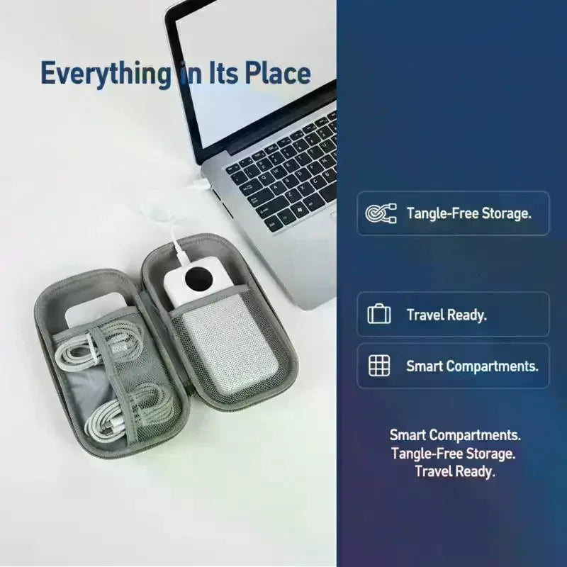 Travel Digital Accessories Organizer Bag | Cable & Gadget Pouch Accessories Organizer Pouch Qme