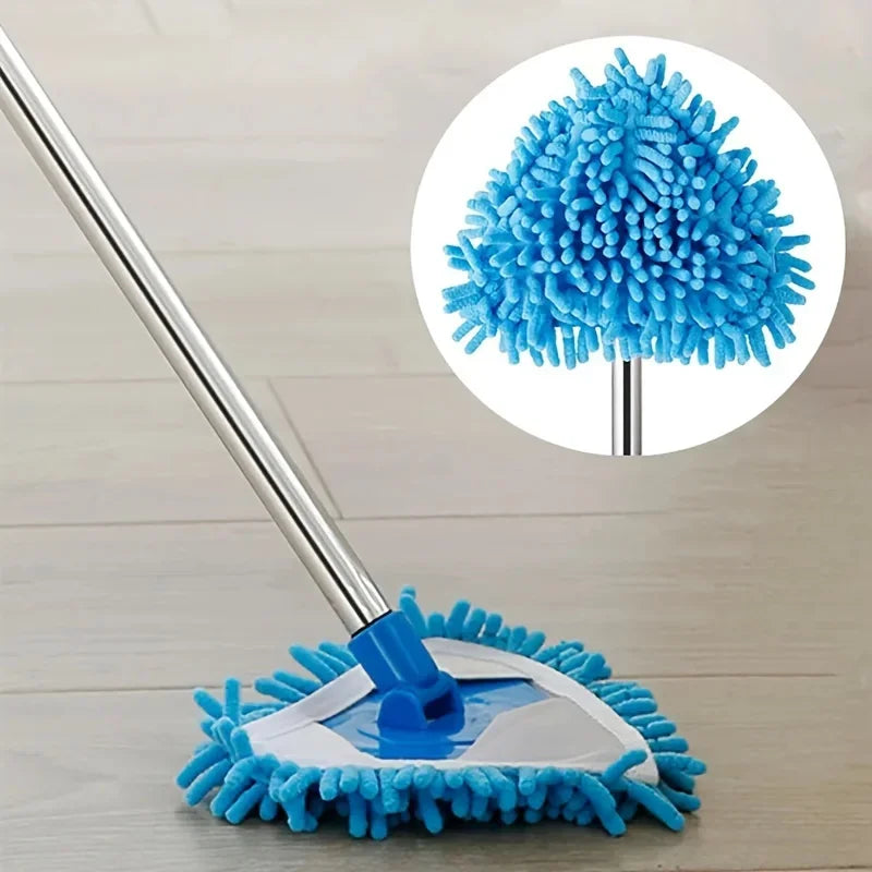 Triangle Mop Refill Pads – Reusable Microfibre Cleaning, 3-Pack Mop Refill Pads Qme