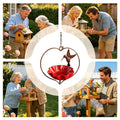 Decorative Bird Bath Water Feeder Tray Dispenser for Garden Bird Bath Feeder Qme China Mainland