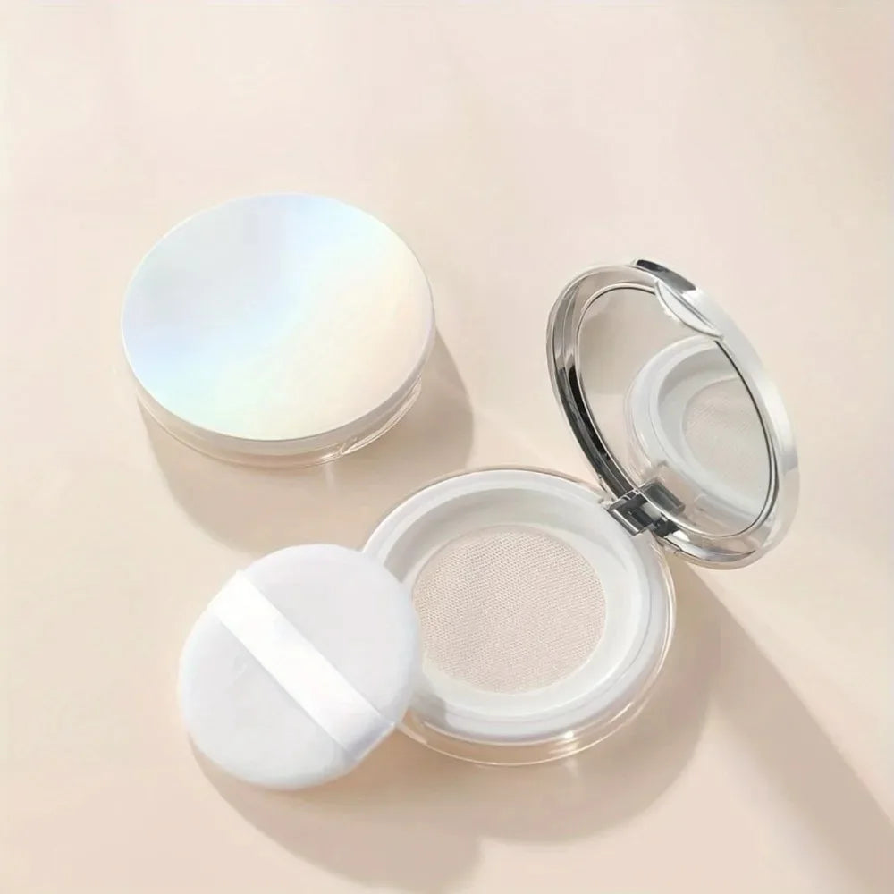 Ultra Thin Leak-Proof Loose Powder Case with Elastic Net Loose Powder Case Qme 1Pc