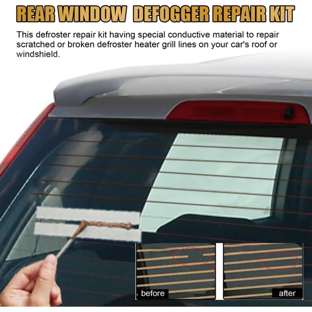 Car Rear Window Defogger Repair Kit – DIY Defroster Fix Defroster Repair Kit Qme Default Title