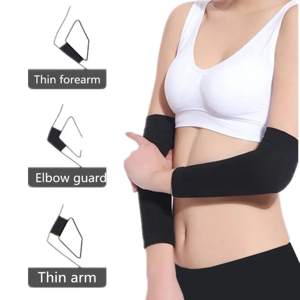 Women's Arm Shaper Compression Sleeves & Leg Warmers Compression Arm Sleeves Qme