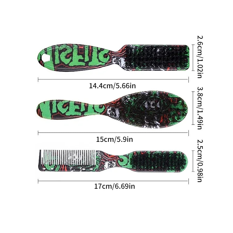 Double-Sided Barber Neck Duster Horsehair Brush – Professional Barber Neck Brush Qme