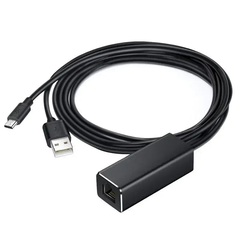 Micro USB to RJ45 Ethernet Adapter for Chromecast & Fire TV USB Ethernet Adapter Qme