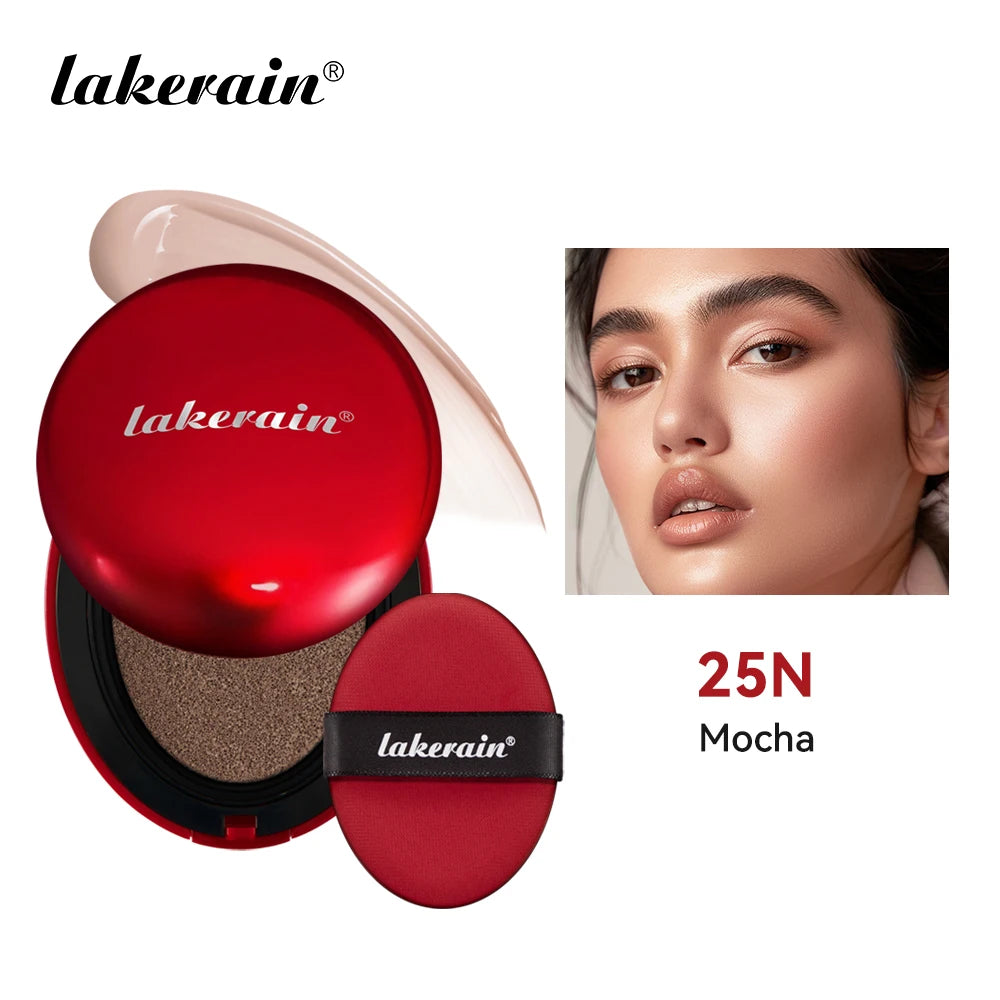 Lakerain Air Cushion BB Cream – Waterproof, SPF Foundation Cushion Foundation Qst 25N