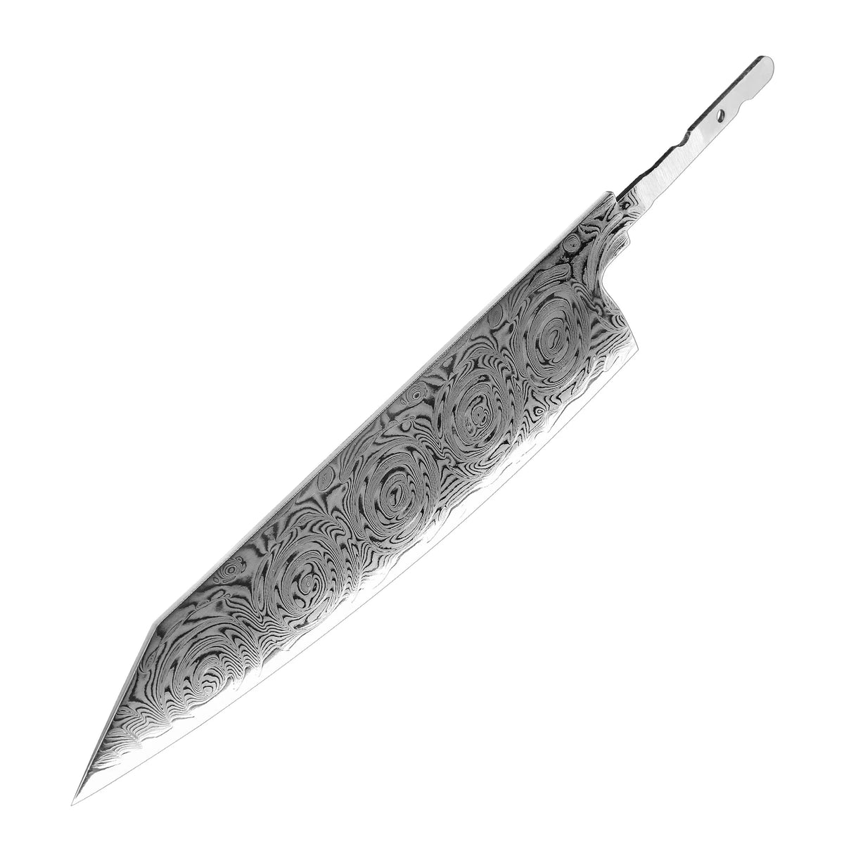 67-Layer Damascus Steel Knife Blank – DIY Custom Chef Blade Damascus Knife Blank Qst Kiritsuke Blade