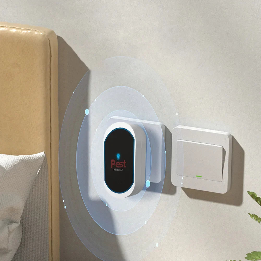 Ultrasonic Pest Repeller Plug-In | Insects, Rats & Mosquitoes Ultrasonic Pest Repeller Qme