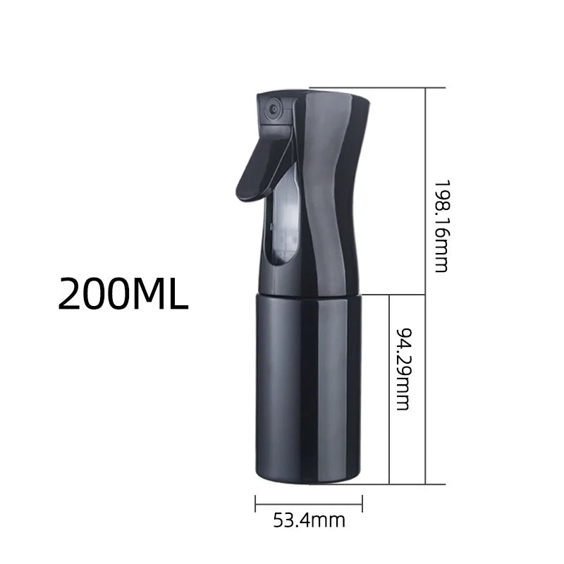 Professional Salon Hairdressing Spray Bottle 200ml 300ml Hair Spray Bottle Qme Black-200ML China Mainland