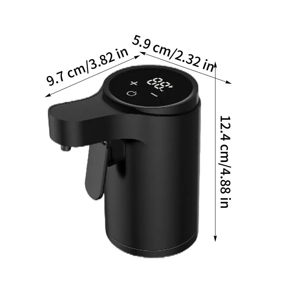 Automatic Wine Dispenser Smart Sensor Pump | 4 Modes Touch Electric Wine Dispenser Qme Black
