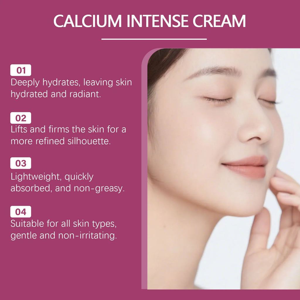 Calcium Intense Firming Cream – Elasticity & Deep Moisturizer Firming Face Cream Qme
