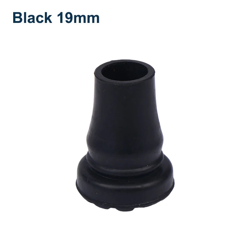 16/19mm Rubber Replacement Tips for Walking Canes & Crutches Cane Replacement Tip Qst 19mm Black