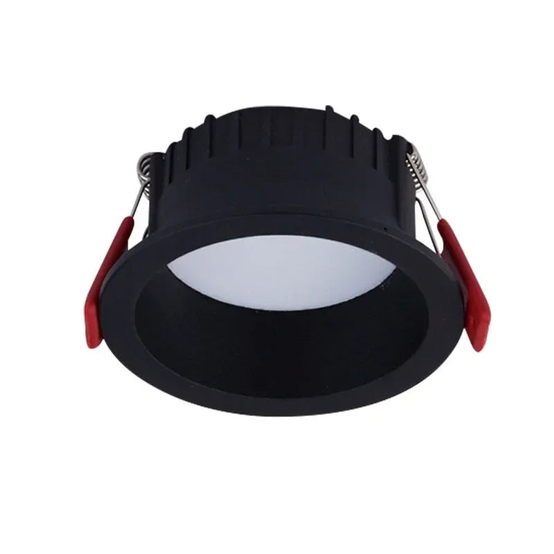 Round Anti-Glare LED SMD2835 Recessed Downlight 7W 10W LED Recessed Downlight Qme