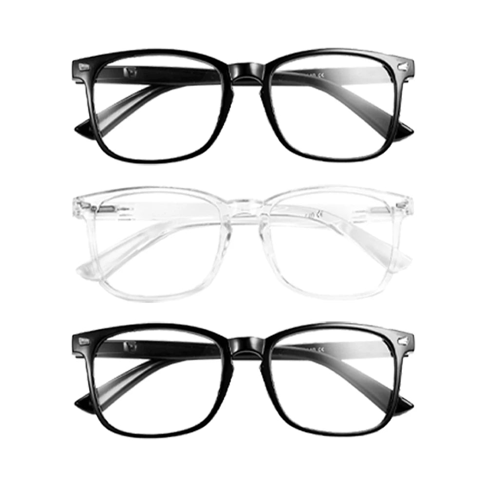 VOPHA Auto-Focus Reading Glasses – Blue Light Blocking Unisex Reading Glasses Qst Black Clear