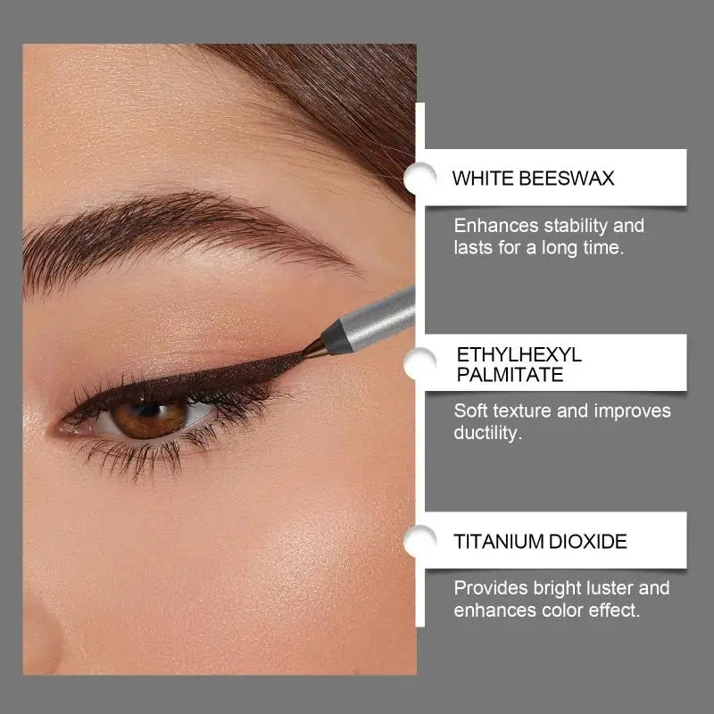 Licorice Gel Eyeliner Pen – Waterproof, Long Lasting & Smooth Gel Eyeliner Pen Qme