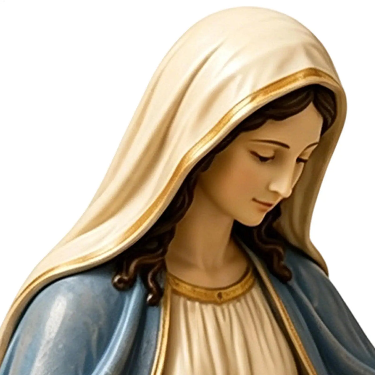 Virgin Mary Resin Key & Trinket Catchall Bowl – Elegant Organizer Decorative Catchall Bowl Qme