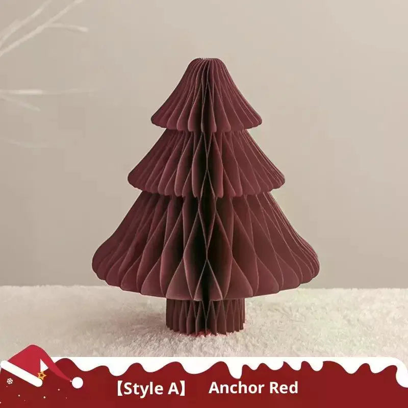 3D Honeycomb Ball Christmas Tree Ornament – Folding Paper Christmas Ornament Qme