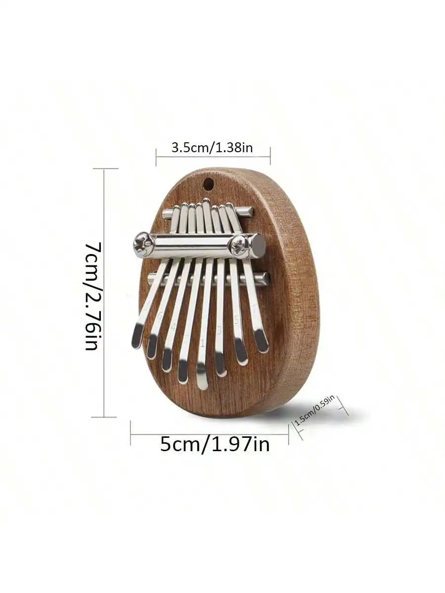 8-Key Kalimba Thumb Piano – Solid Wood Finger Piano Gift Thumb Piano Qme