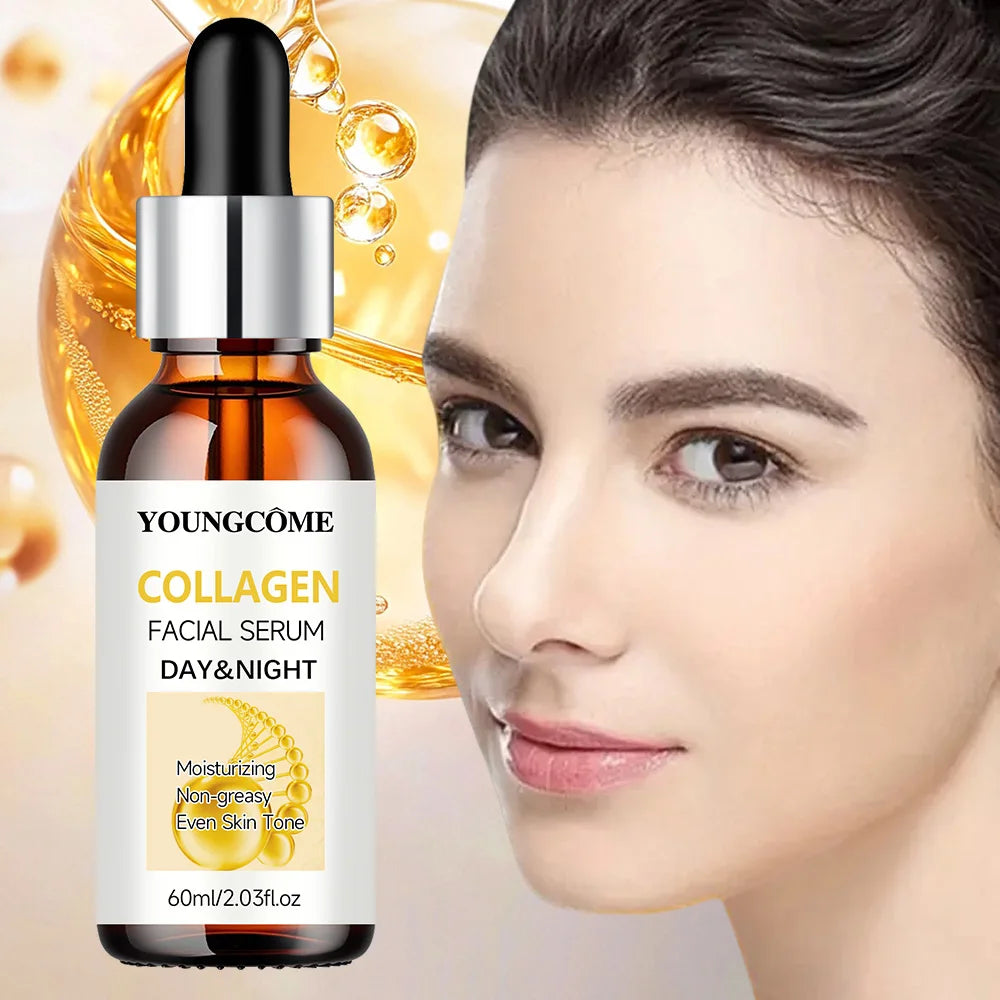 YOUNGCOME Collagen Facial Serum – Firming & Brightening Essence Collagen Face Serum Qst