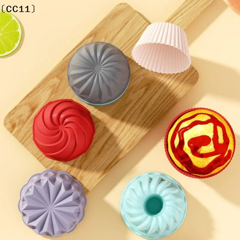 Charlotte Cake Pan Silicone Nonstick Round Baking Mold – 6 Inch Silicone Cake Mold Qme