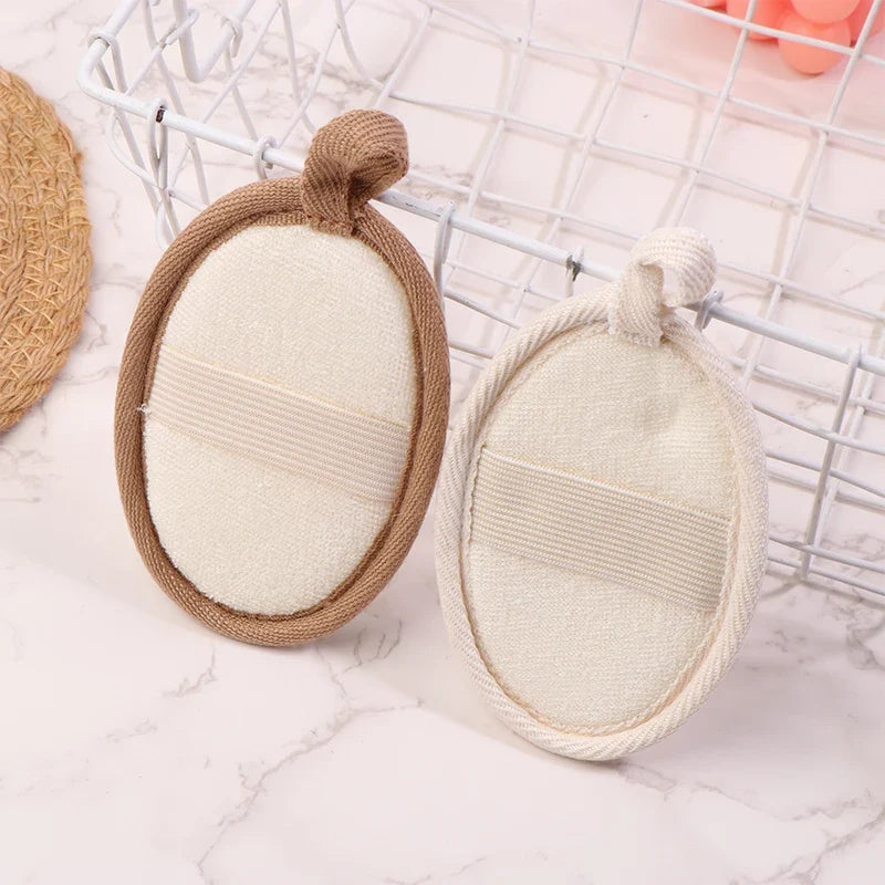 Natural Loofah Body Scrubber – Soft Exfoliating Sponge Loofah Body Scrubber Qme