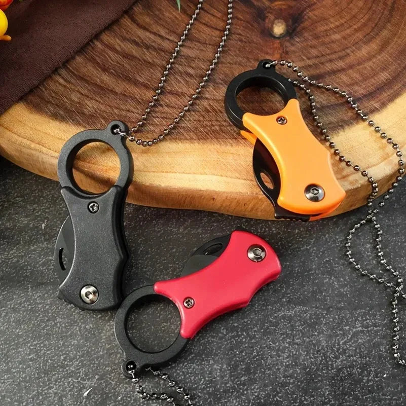Mini Folding Kitchen Knife – Stainless Steel Utility Chef Blade Folding Kitchen Knife Qst