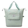 Large Foldable Waterproof Travel Tote Bag – Women's Duffle Foldable Travel Tote Qme Green