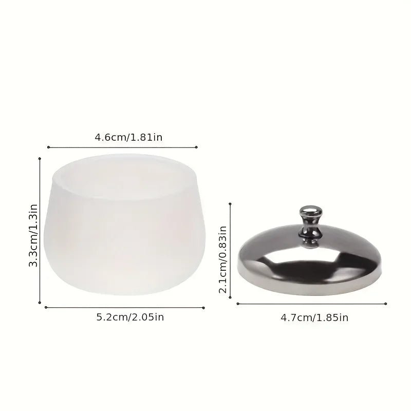 Clear Nail Polish Remover Container | Salon & Home Use Nail Remover Container Qme