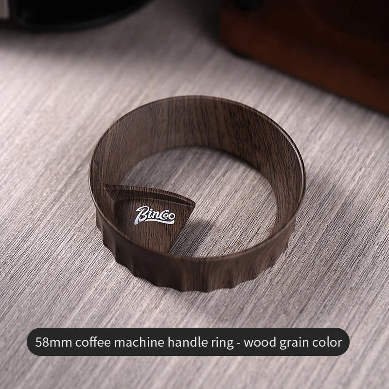 Bincoo Magnetic Coffee Dosing Ring 51mm 58mm Portafilter Espresso Dosing Ring Qst brown 58mm