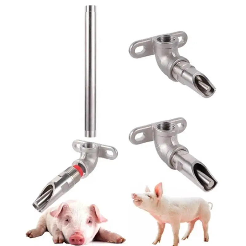 Automatic Piglet Drinker | Threaded Livestock Water Dispenser Livestock Water Drinker Qme
