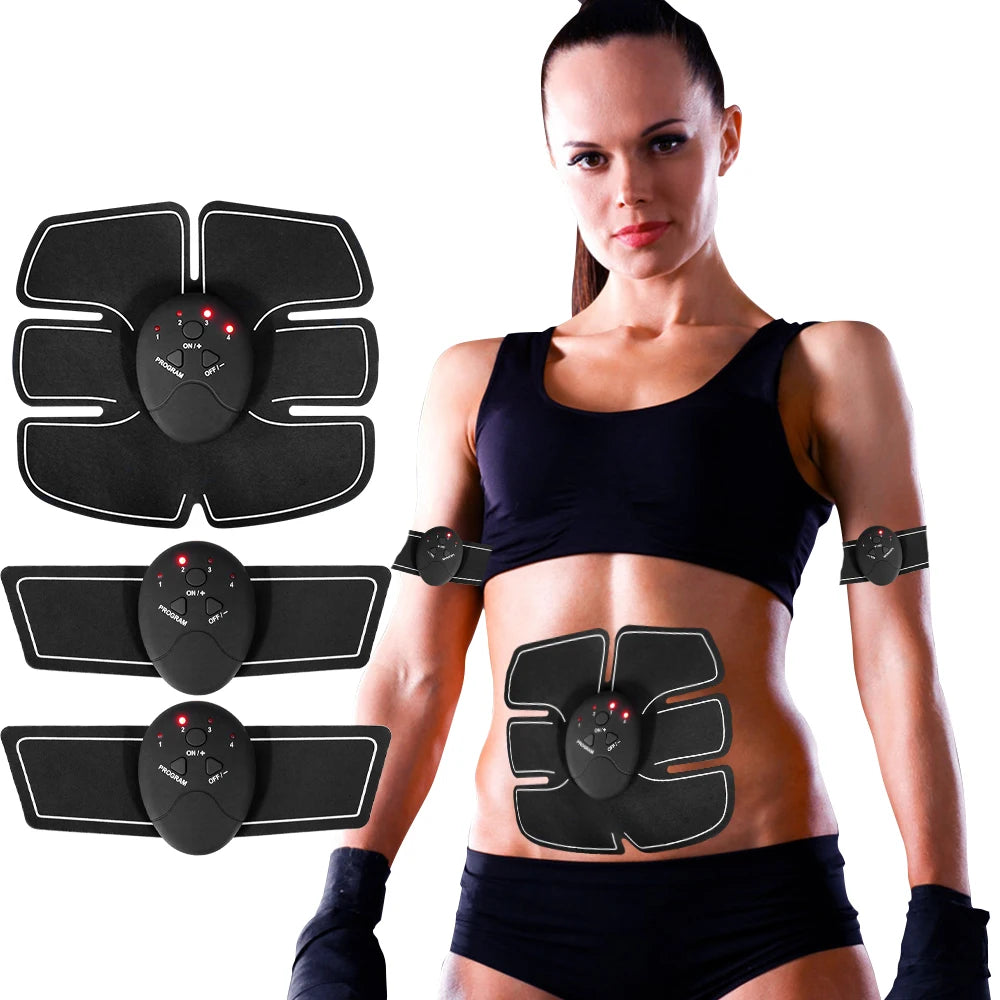 EMS Wireless Muscle Stimulator – Hip & ABS Body Toning Massager EMS Body Massager Qst