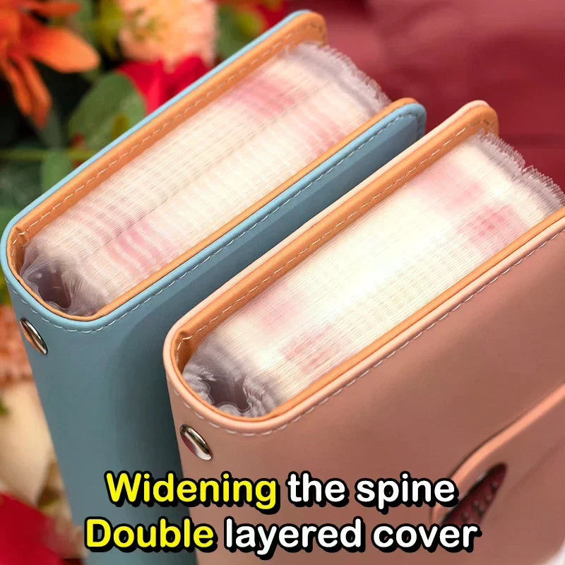 PU Leather Banknote Storage Book – Holds 100 Notes & Photos Collector Storage Album Qme