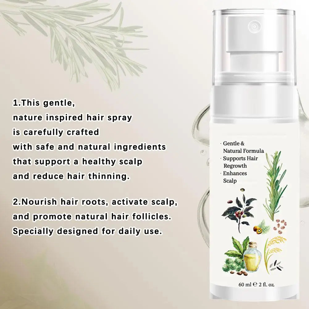 Qme Hair Strengthening Serum – Scalp Nourishing Volume Spray Hair Strengthening Serum Qme