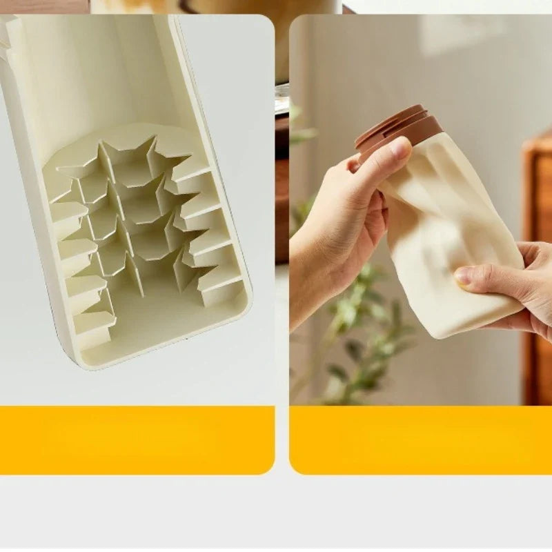 Food Grade Silicone Ice Cube Tray – Reusable Easy Pop-Out Mold Silicone Ice Cube Tray Qme