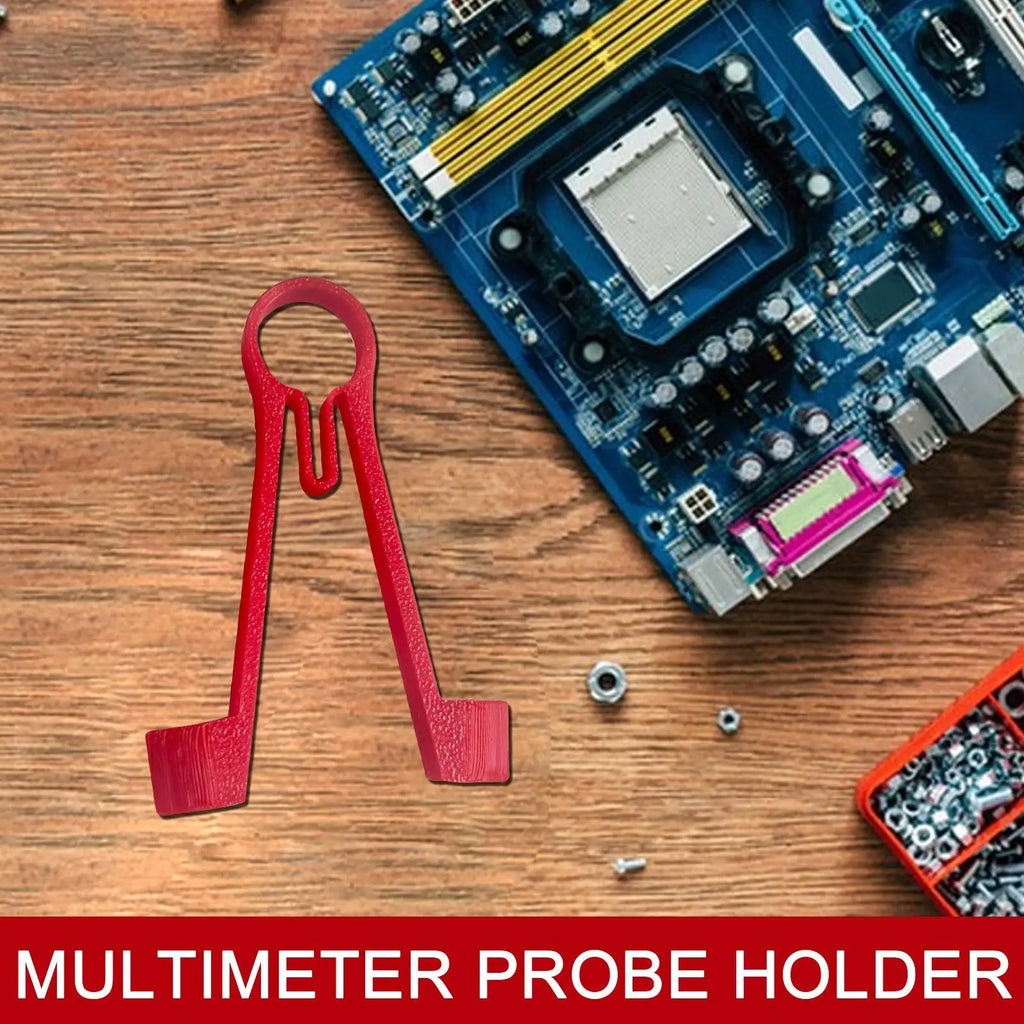 Multimeter Probe Holder Clamping Tool | 4 Colors – 7.6cm Probe Holder Tool Qme