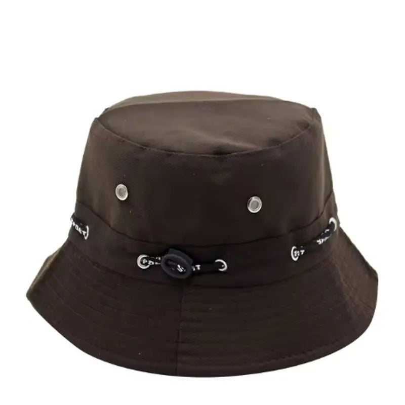 Stringed Panama Bucket Hat – Breathable Sun Hat for Men & Women Bucket Hat Qme CF 1 55-60cm