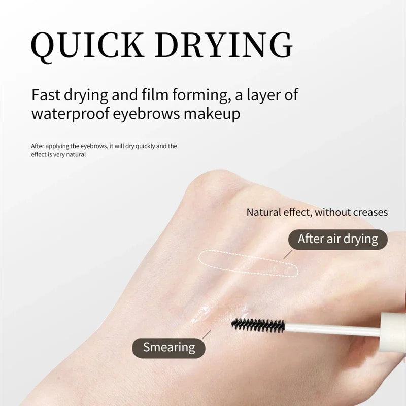 Waterproof Transparent Eyebrow Gel – Long-Lasting Brow Wax Eyebrow Setting Gel Qme