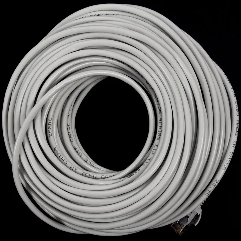 ESCAM CAT5 FTP Shielded Ethernet Cable 30m | LAN Network Shielded Ethernet Cable Qme