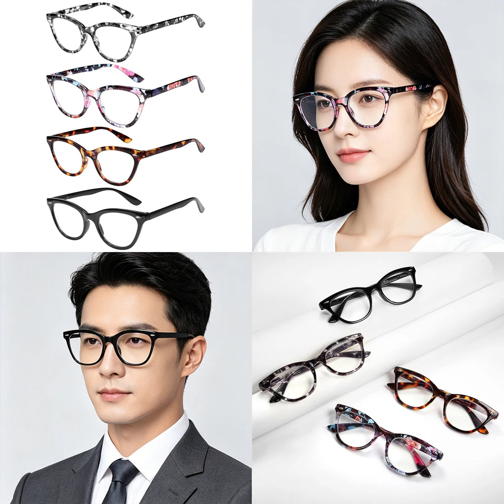 VOPHA Auto-Focus Reading Glasses Blue Light Blocking Cat Eye Reading Glasses Qst