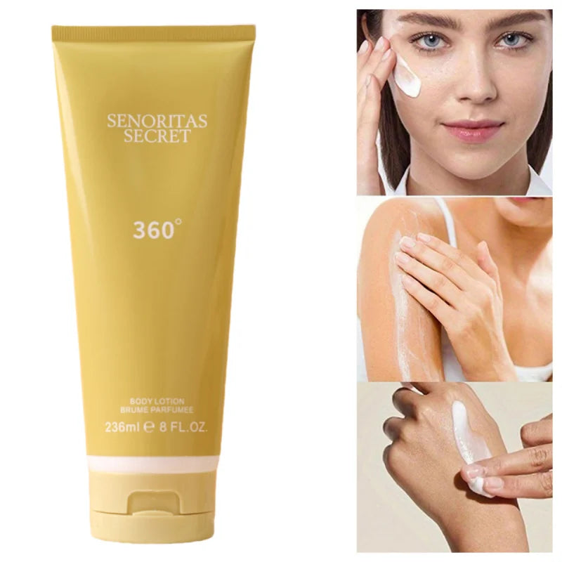 ROUSHUN 236ml Perfume Body Lotion – Moisturizing & Fragrant Perfume Body Lotion Qst